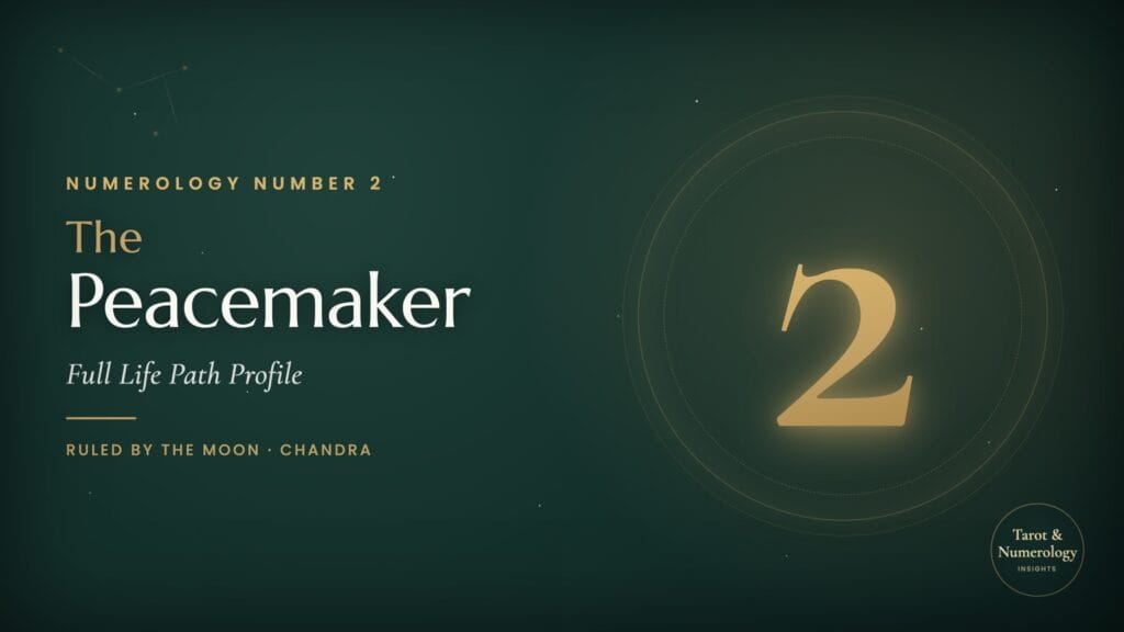 Numerology Number 2 - The Peacemaker, Life Path 2