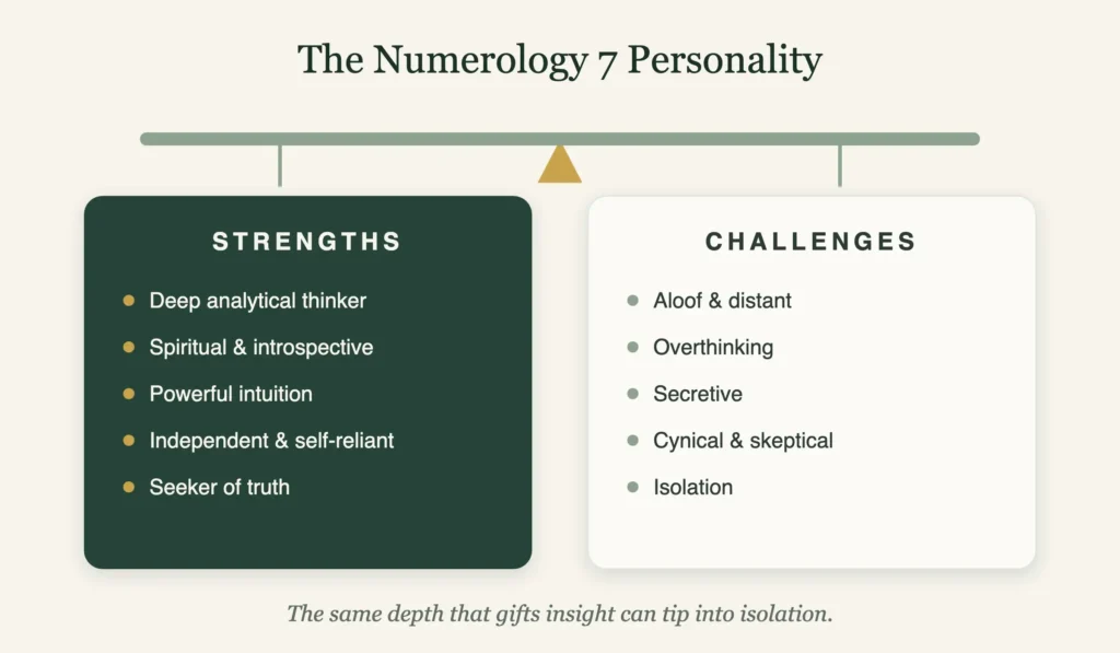 Numerology Number 7: The Seeker'S Life Path 3 Strengths and weaknesses of the numerology 7 personality