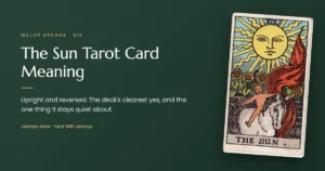 The Sun tarot card meaning: upright and reversed, explained by Lavanya Arora