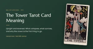 The Tower tarot card meaning: upright and reversed, explained by Lavanya Arora