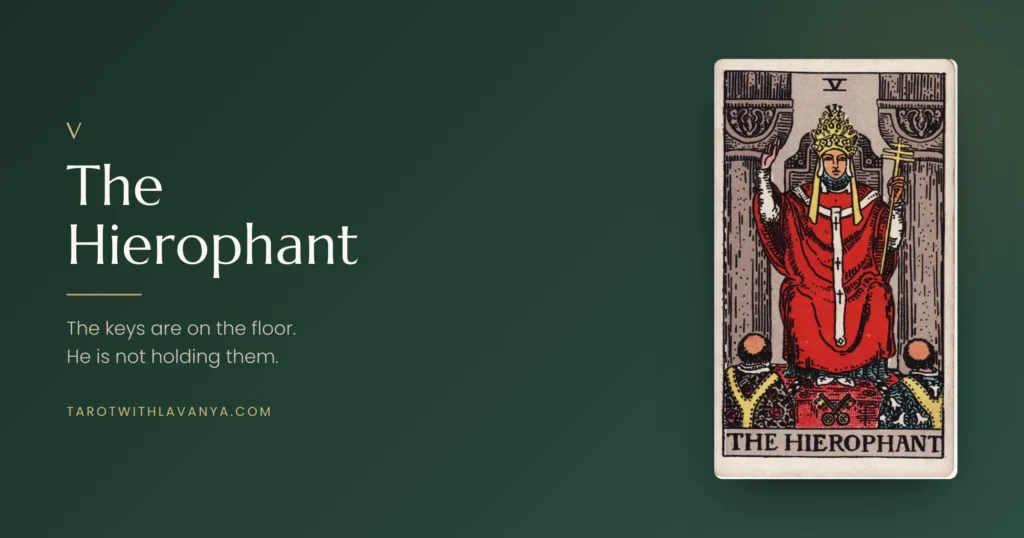 Hierophant tarot card meaning: Major Arcana V, upright and reversed