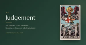 Judgement tarot card meaning: Major Arcana XX, upright and reversed