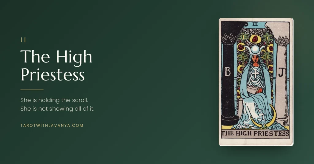 High Priestess tarot card meaning: Major Arcana II, upright and reversed