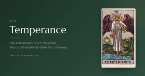 Temperance tarot card meaning: Major Arcana XIV, upright and reversed